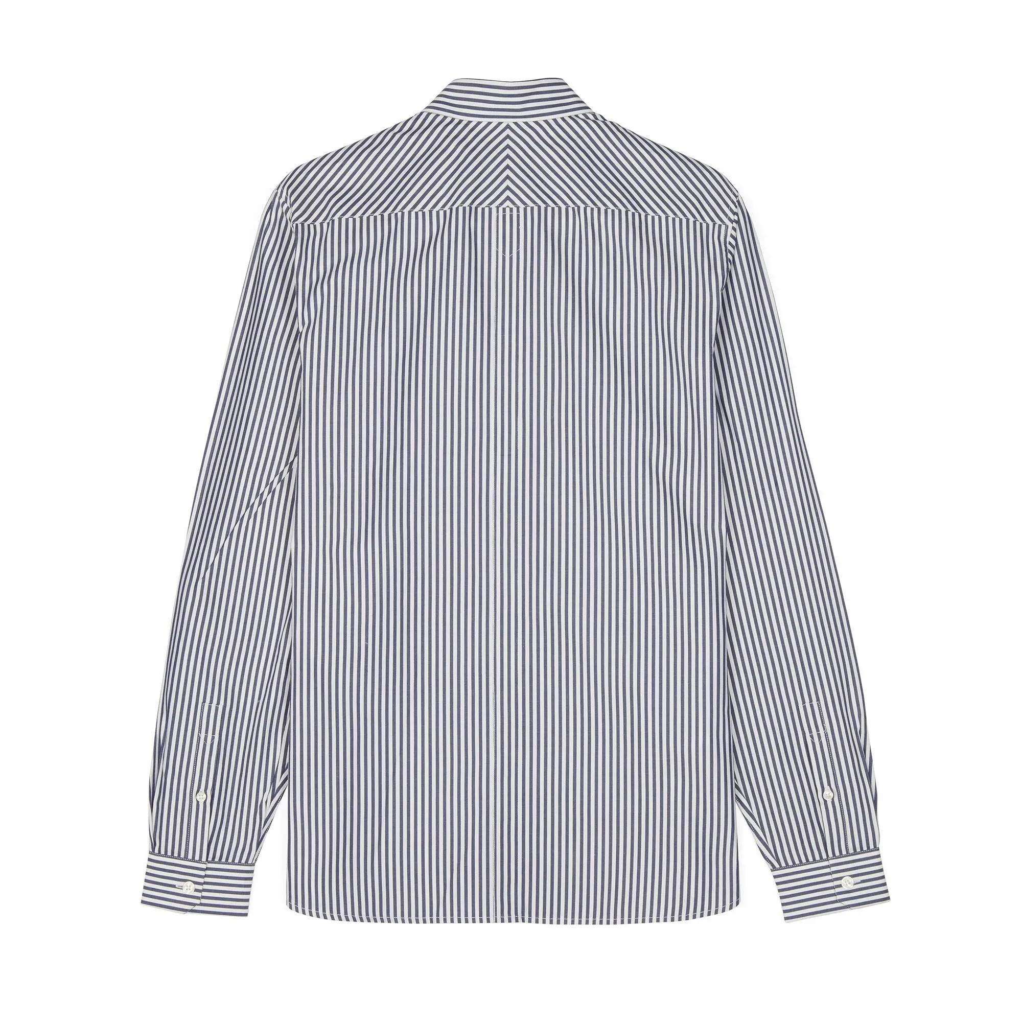Striped Twill Shirt (Victoria Blue)