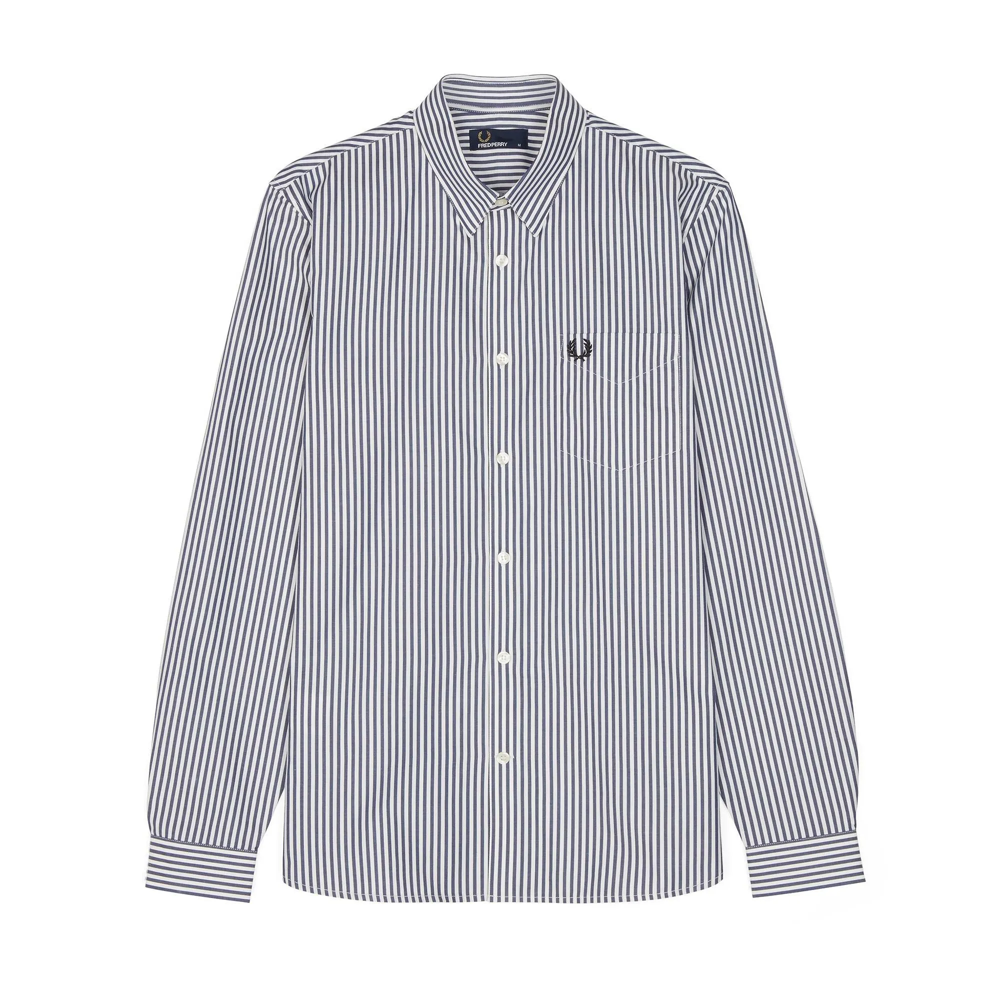 Striped Twill Shirt (Victoria Blue)
