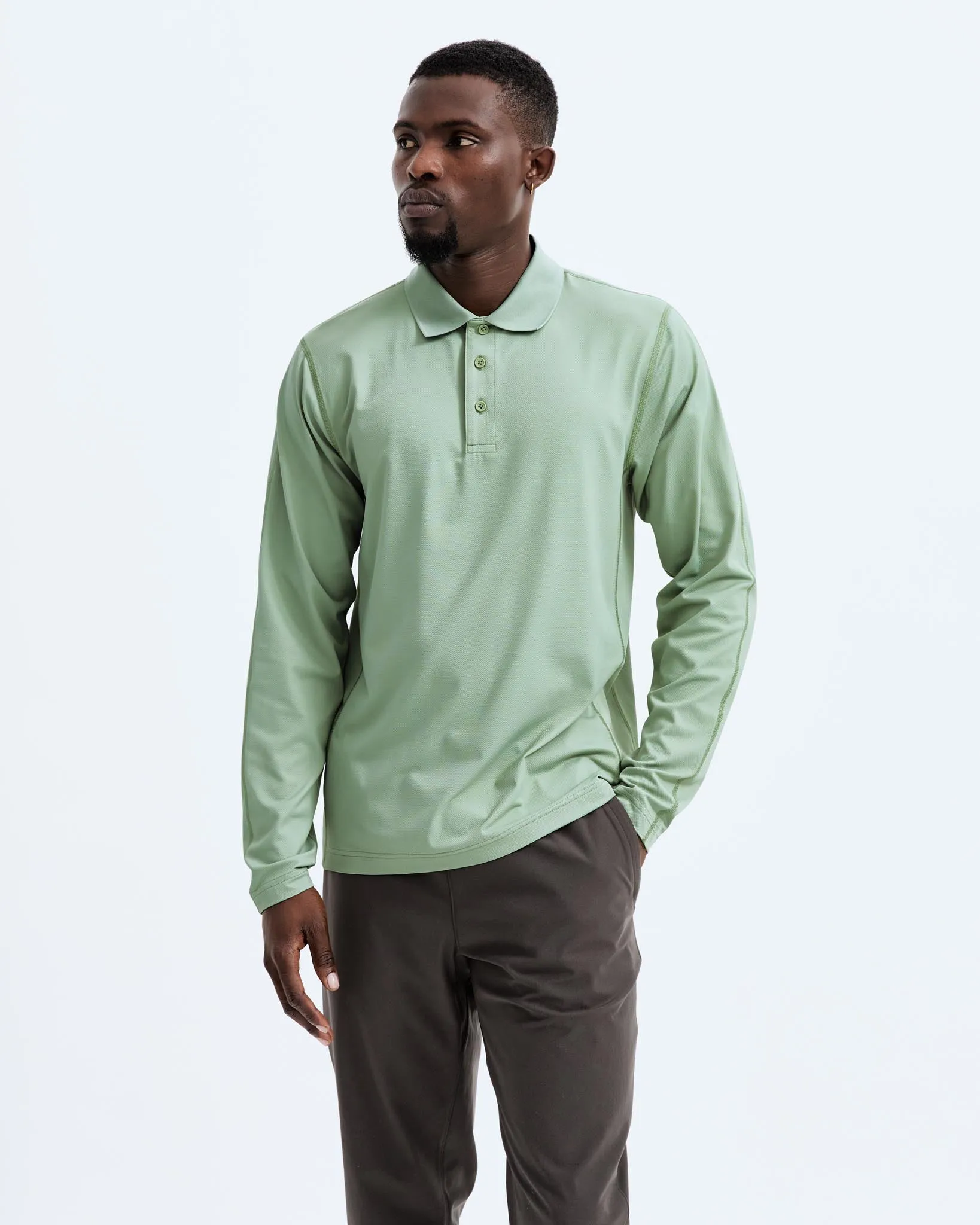 Tech Pique Playoff LS Polo