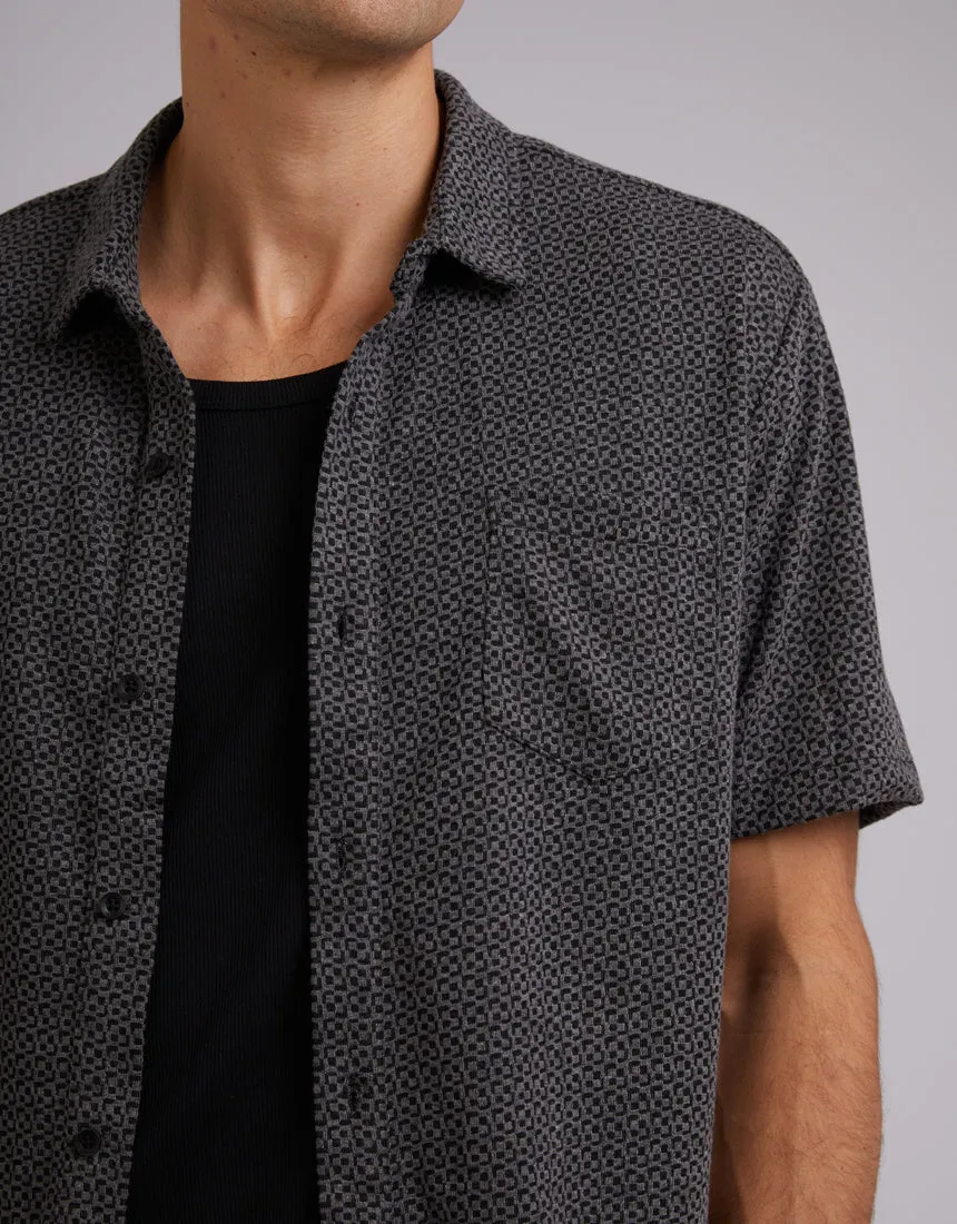 Textured Shirt Black