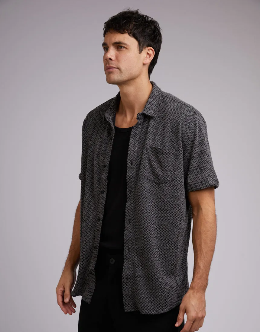 Textured Shirt Black