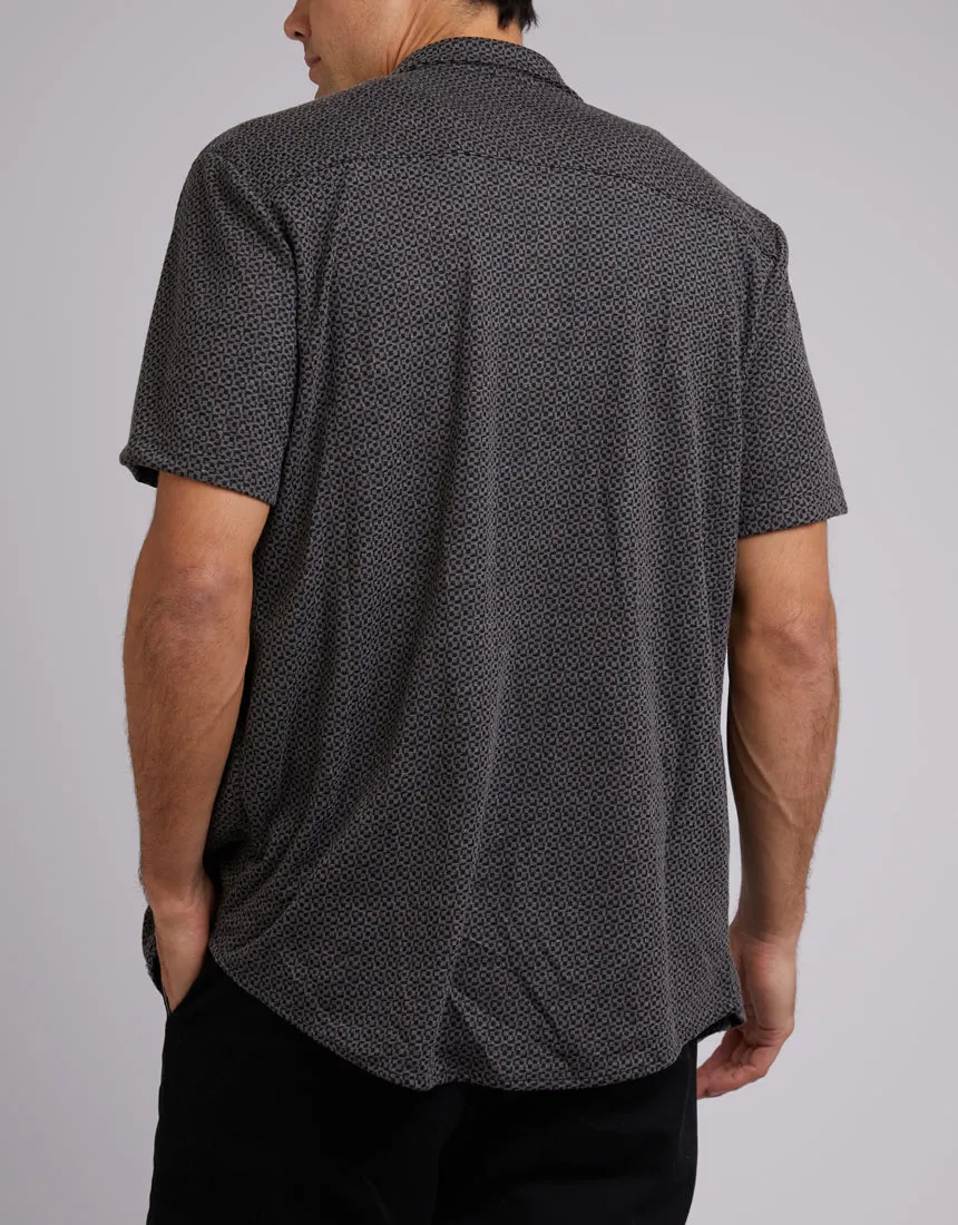 Textured Shirt Black