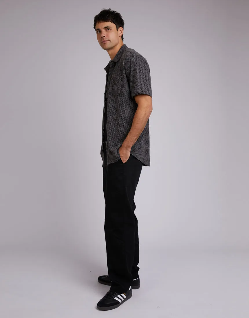 Textured Shirt Black