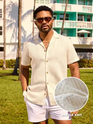 The Tiramisu (Waffle Weave Sunday Shirt)
