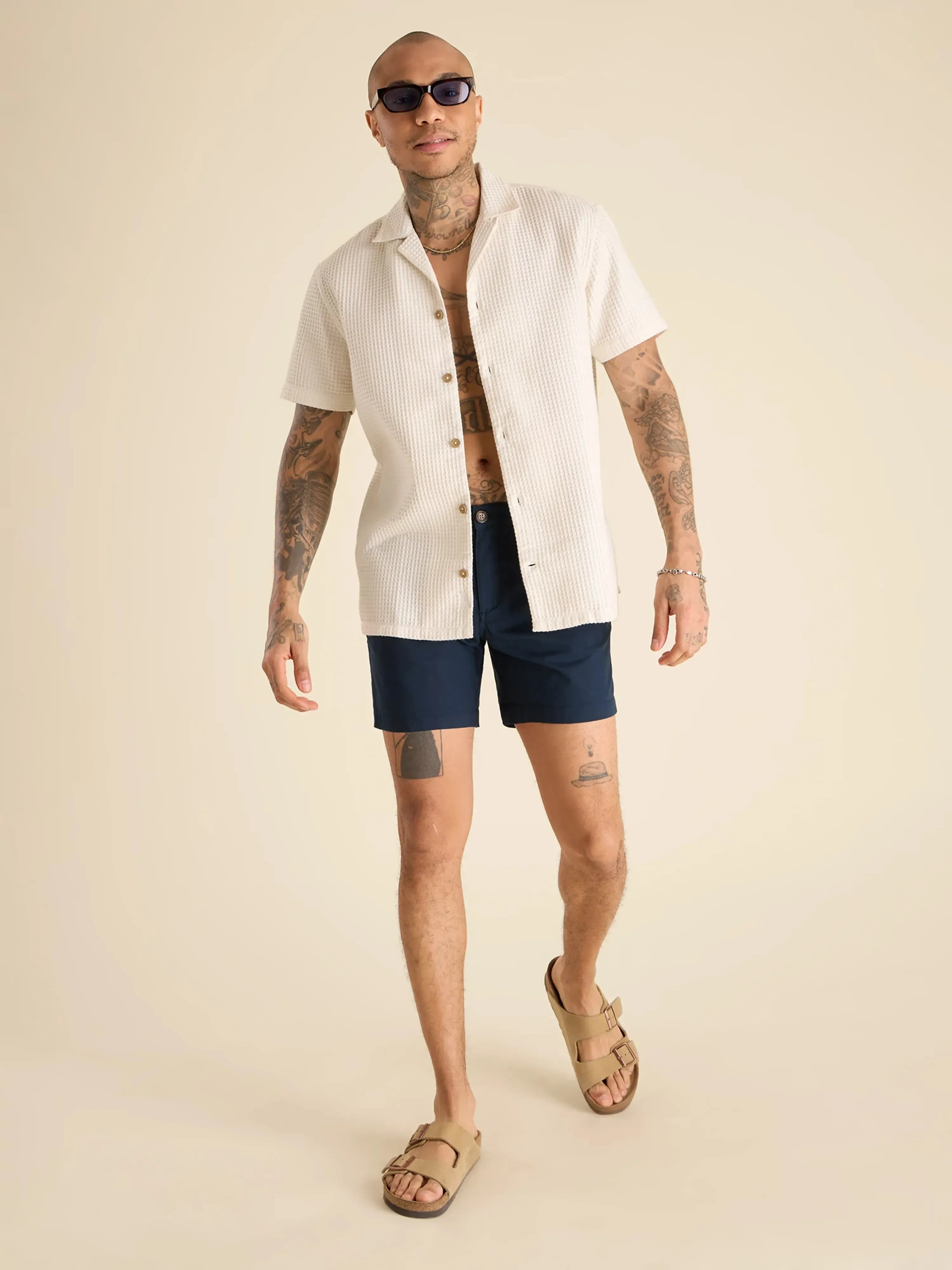 The Tiramisu (Waffle Weave Sunday Shirt)
