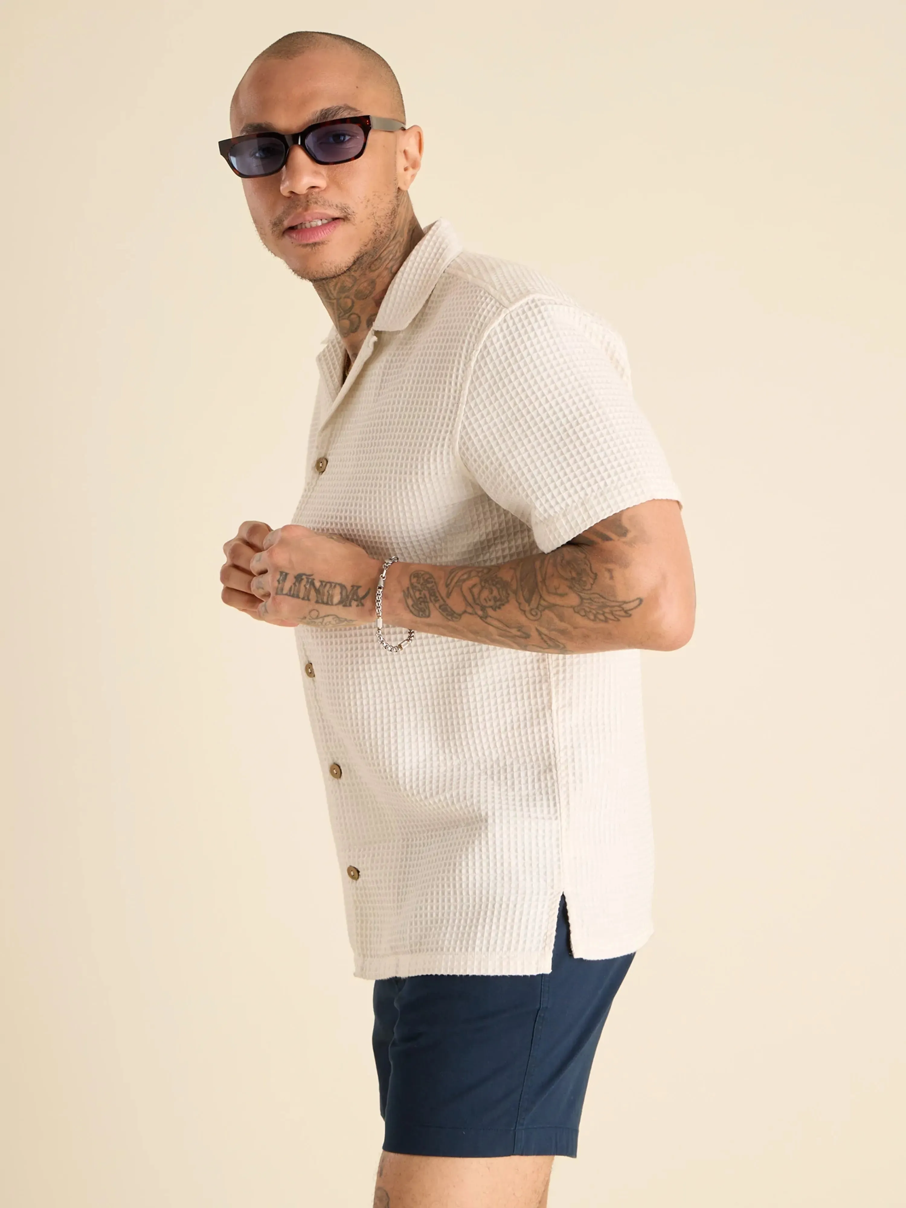 The Tiramisu (Waffle Weave Sunday Shirt)