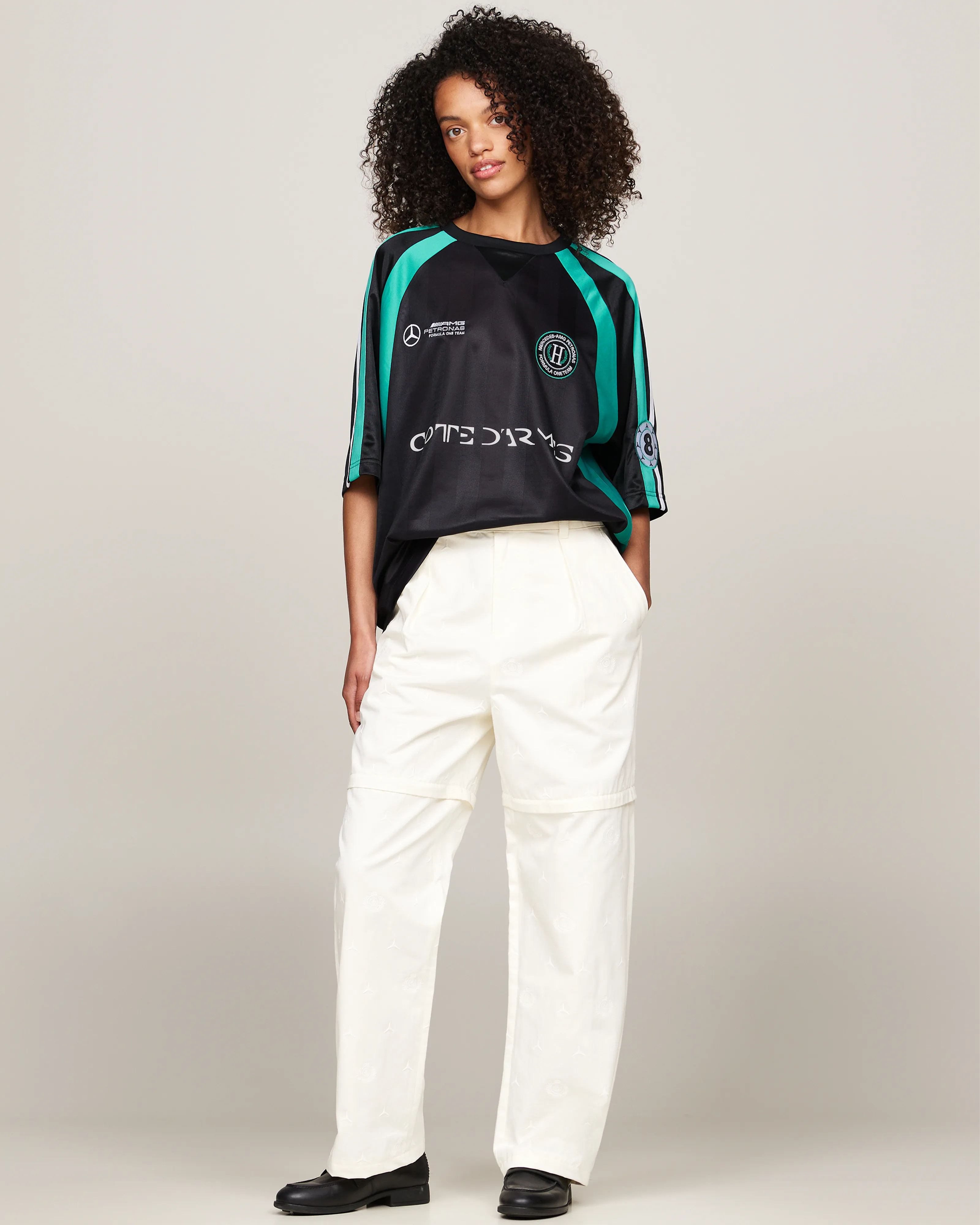 Tommy x Mercedes-AMG F1 x Clarence Ruth Hamilton Soccer Tee