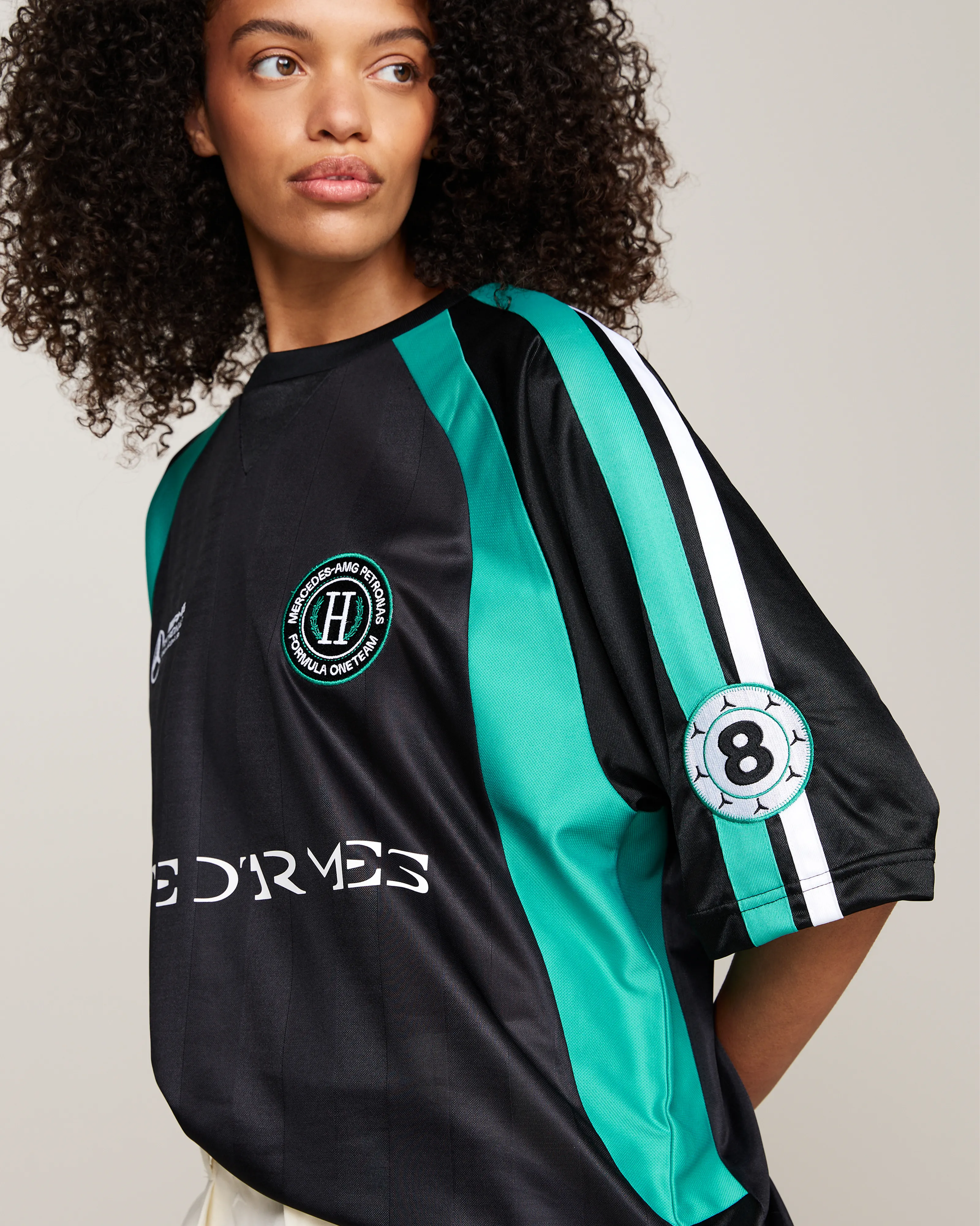 Tommy x Mercedes-AMG F1 x Clarence Ruth Hamilton Soccer Tee