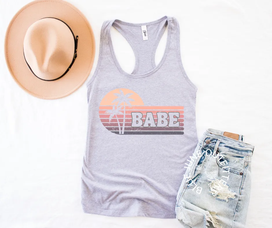 Tropical Babe Tank Top | Bachelorette Party Shirts