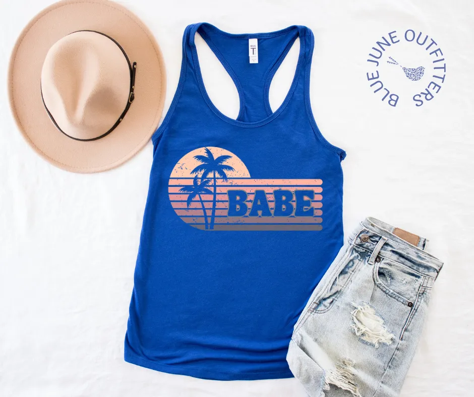 Tropical Babe Tank Top | Bachelorette Party Shirts