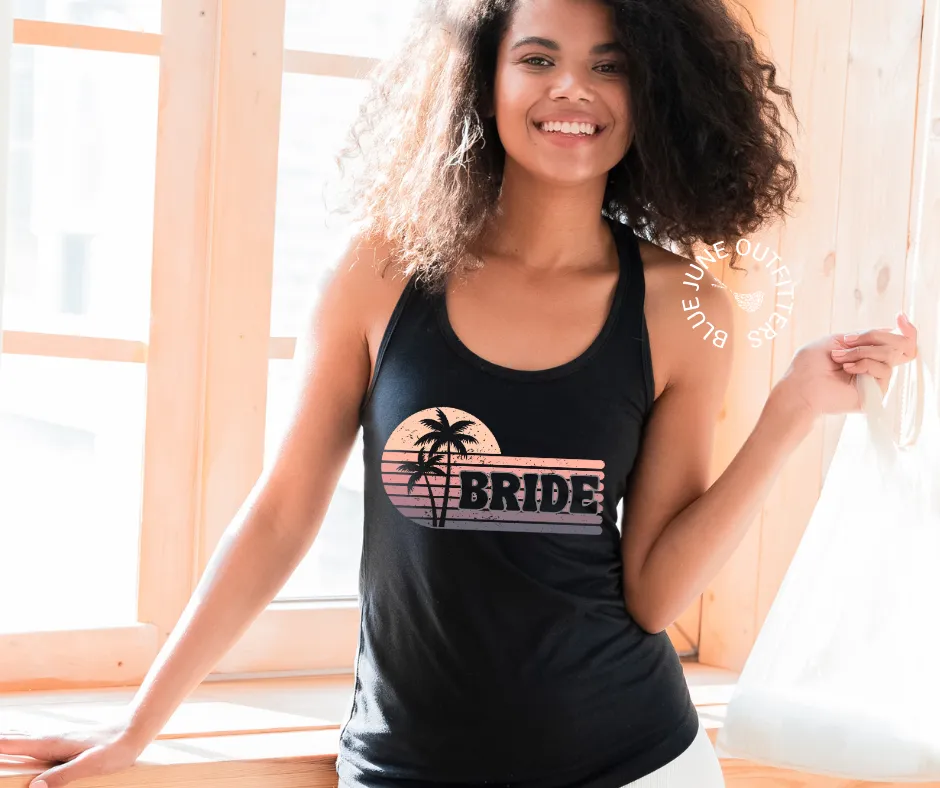 Tropical Bride Tank Top | Bachelorette Party Shirts