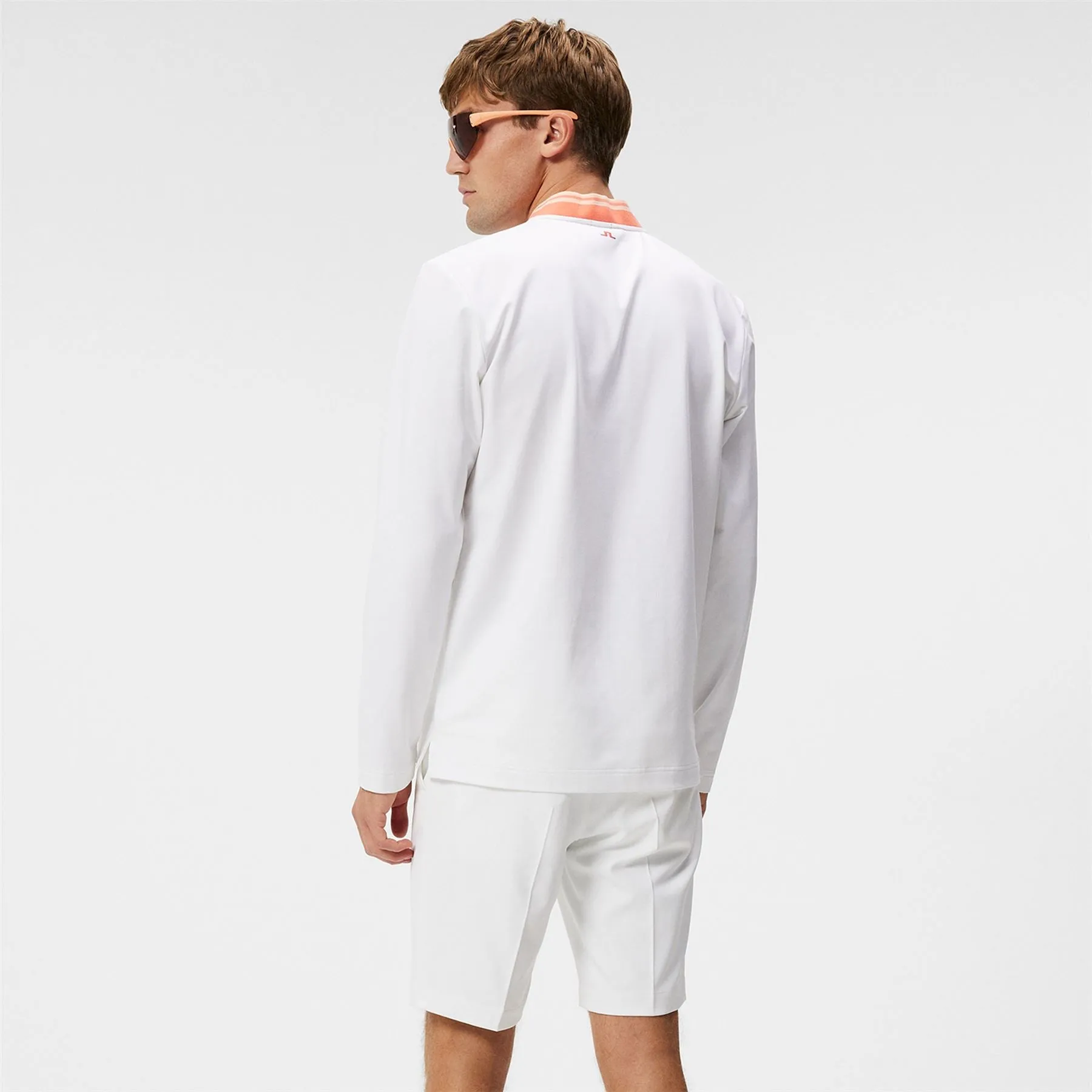 Tyson LS Reg Fit Polo White - W23