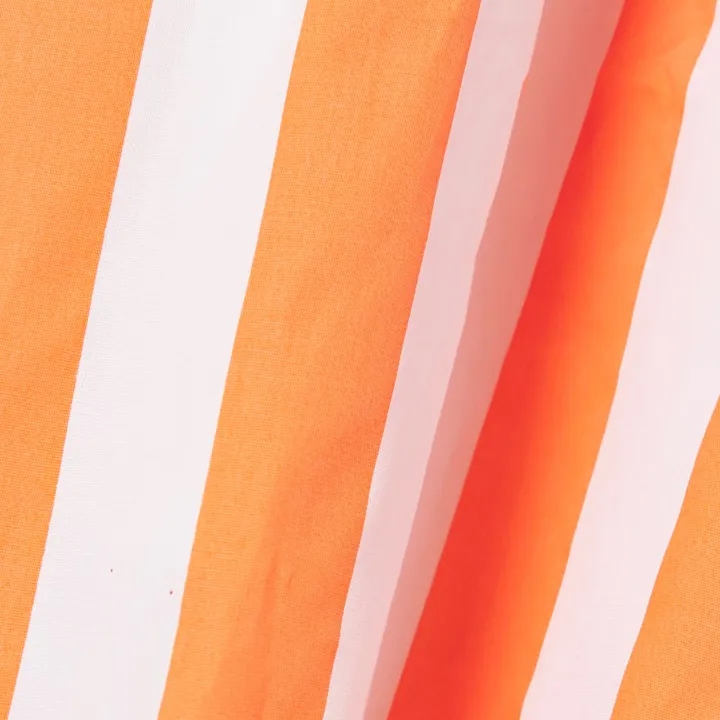 Vertical Striped Long Shirt With Slit Cut J5887