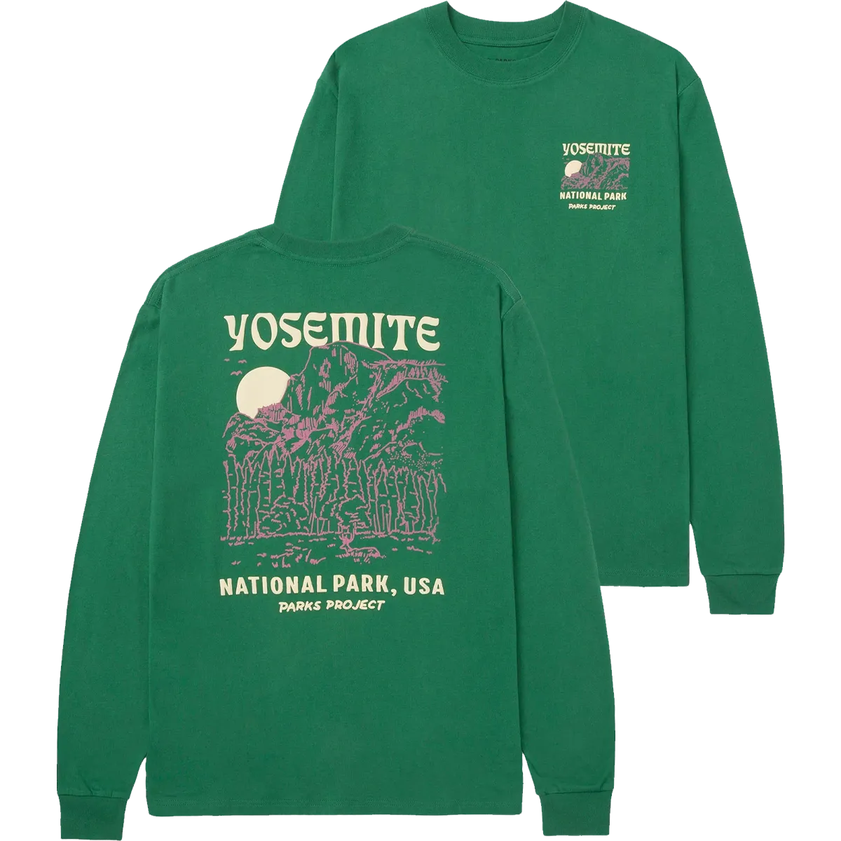 Yosemite Puff Print Long Sleeve Tee
