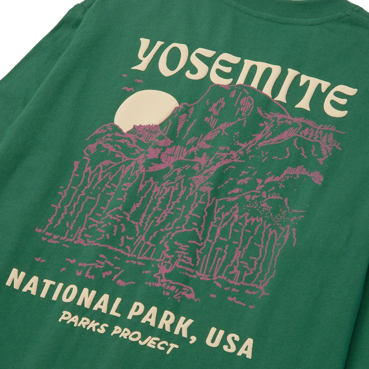 Yosemite Puff Print Long Sleeve Tee